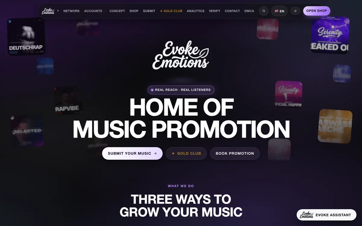 EVOKE EMOTIONS® website