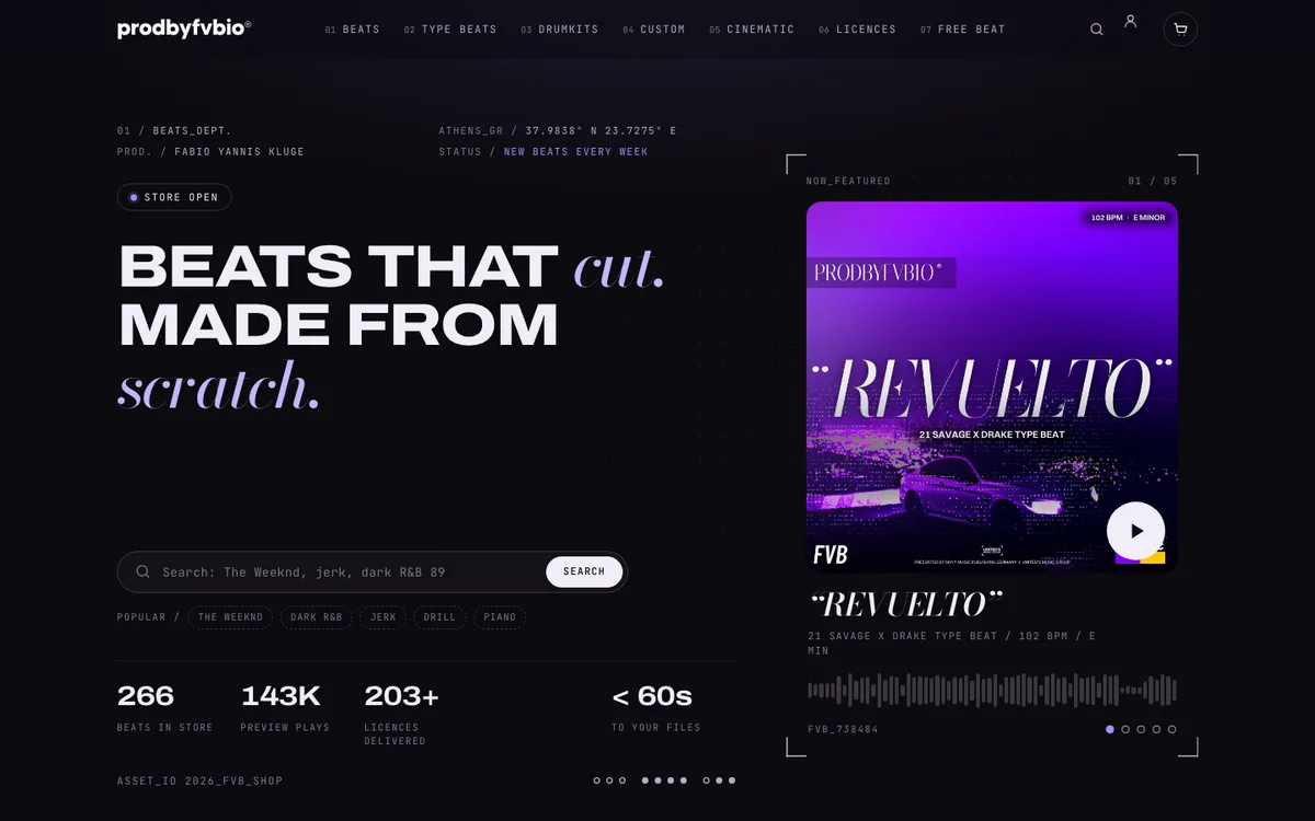 prodbyfvbio® website